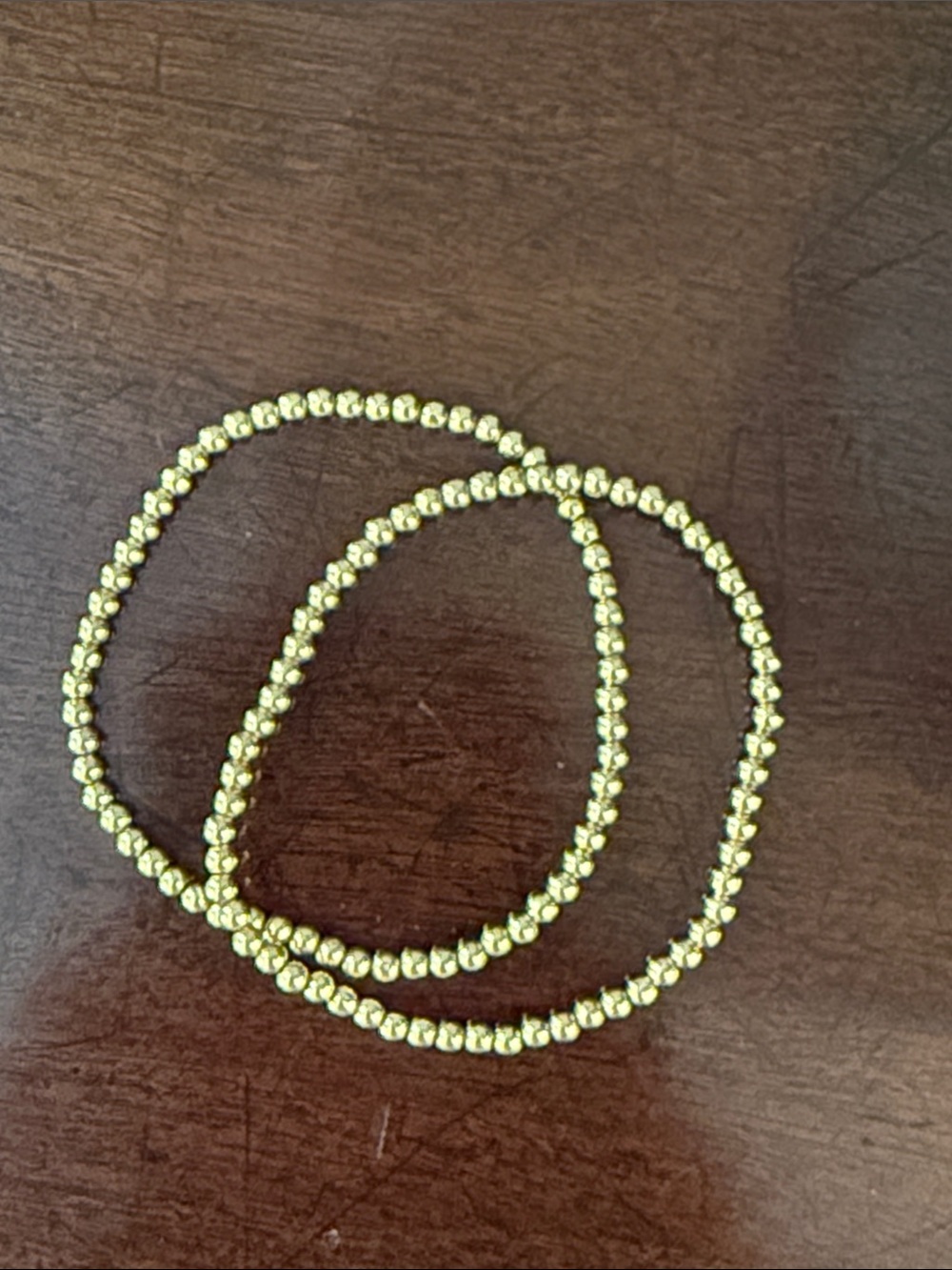 enewton Gold Beaded Stretch Bracelet Set